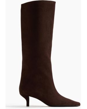 H&M Kniehohe Stiefel - Braun