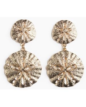 H&M Sanddollar-Ohrringe - Weiß