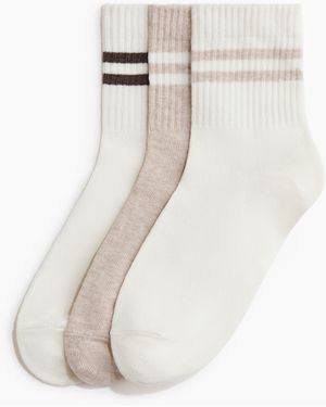 H&M 3 Paar Sokken - Wit
