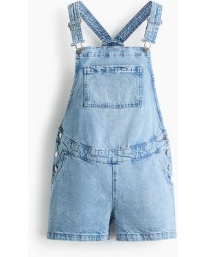 H&M MAMA Latzshorts - Blau