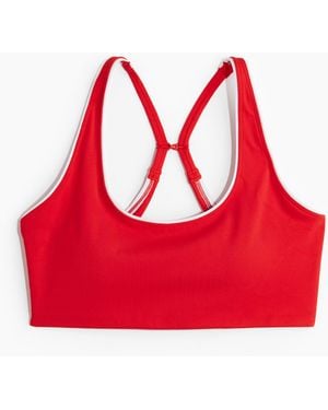 H&M Sport-BH mit DryMoveTM Light Support - Rot