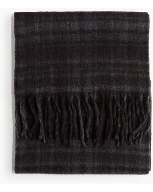 H&M Schal aus Webstoff - Schwarz
