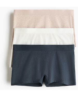 H&M 3er-Pack Boxerslips aus Baumwolle - Blau