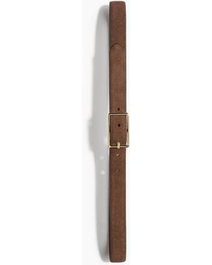 H&M Spaltledergürtel - Mehrfarbig