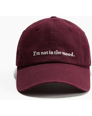 H&M Cap aus Baumwolltwill - Rot