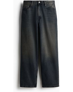 H&M Baggy Jeans - Schwarz