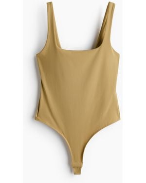 H&M Tangabody mit tiefem Rückenausschnitt - Natur
