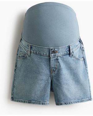 H&M MAMA Jeansshorts - Blau