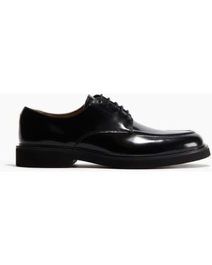 H&M Derbyschuhe aus Leder - Schwarz