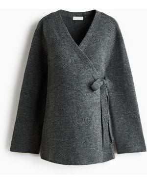 H&M Mama Before & After Gebreid Overslagvest - Zwart