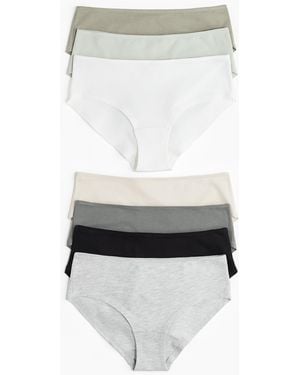 H&M 7er-Pack Hipster - Weiß