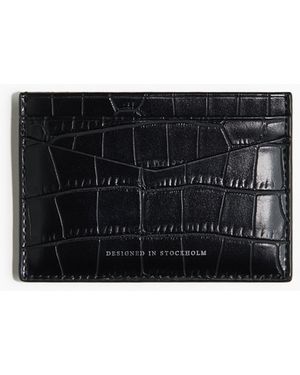 H&M Kartenetui - Schwarz