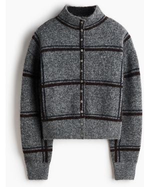 H&M Cardigan mit Turtleneck - Grau