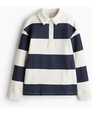 H&M Oversized Rugbysweater - Blauw