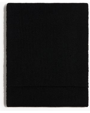 H&M Schal aus Wollgemisch - Schwarz