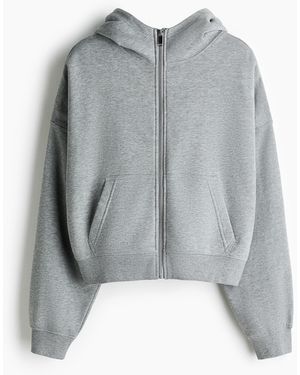 H&M Hoodiejacke - Grau