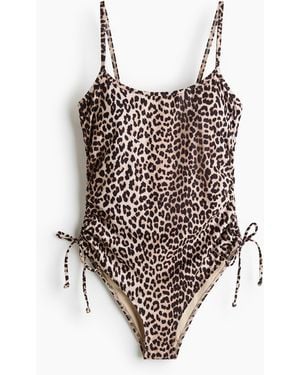 H&M Badpak Met Padded Cups - Naturel