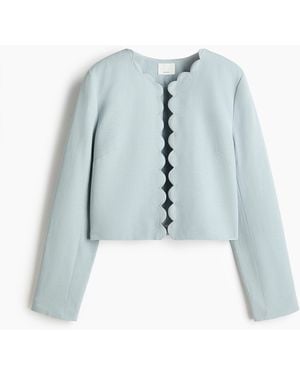 H&M Jacke mit Wellenkanten - Blau