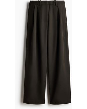 H&M Wijde Pantalon - Zwart