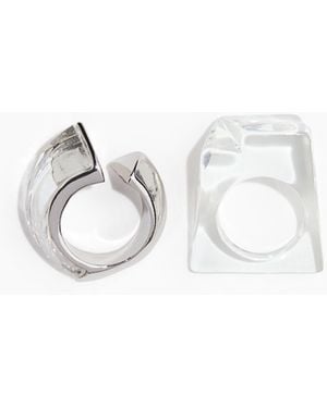H&M 2er-Pack Ringe - Mettallic