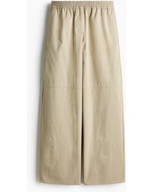 H&M Twillhose im Barrel-Style - Natur