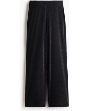 H&M Weite Schlupfhose - Schwarz