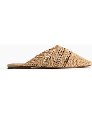 H&M Strooien Slip-ins - Wit