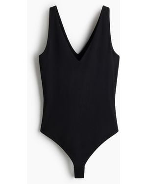 H&M Sculpting Stringbody Zonder Mouwen - Zwart