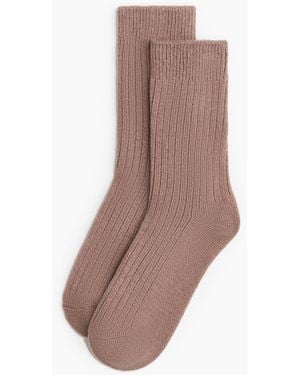 H&M Socken aus Kaschmirmix - Braun