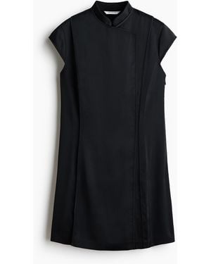 H&M Wrap Mini Dress - Zwart
