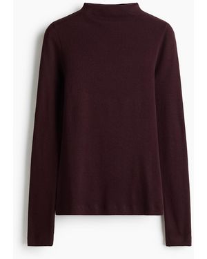 H&M Shirt mit Turtleneck - Lila