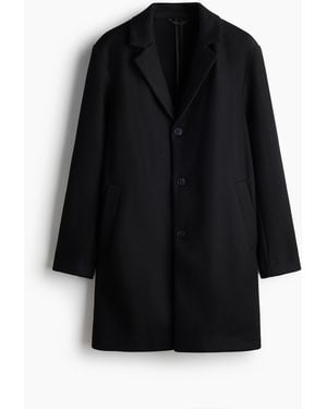 H&M Single-breasted Jas - Zwart