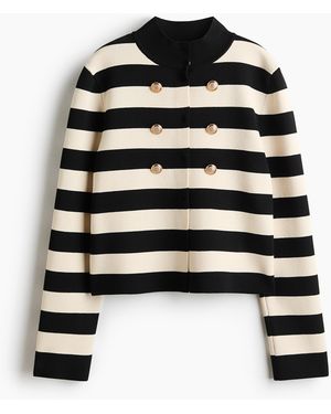 H&M Vest Met Decoratieve Knopen - Zwart