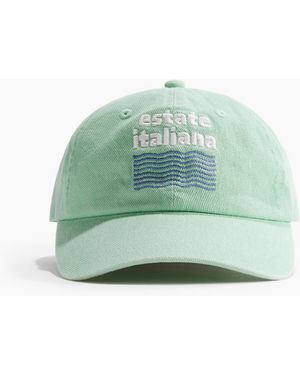 H&M Cap aus Baumwolltwill - Grün