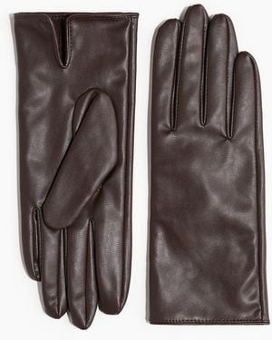 H&M Beschichtete Handschuhe - Braun