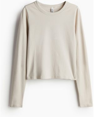 H&M Langarmshirt - Weiß