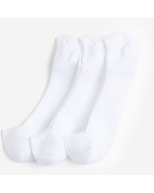 H&M 3er-Pack Sneakersocken - Weiß