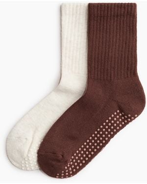 H&M 2er-Pack Antirutsch-Yogasocken - Braun