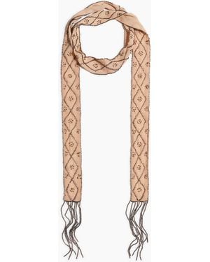 H&M Verzierter Chiffonschal - Weiß