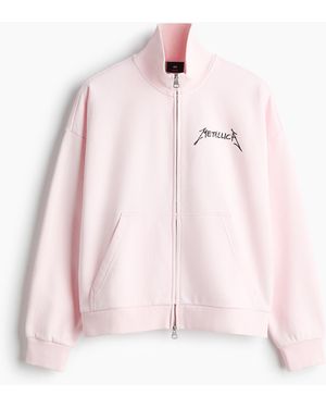 H&M Vest Met Print - Roze