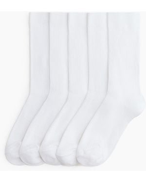 H&M 5er-Pack Gerippte Socken - Weiß