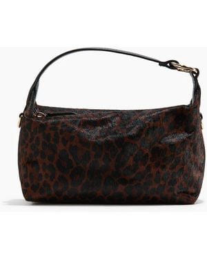 H&M Crossbody-Tasche aus Leder - Schwarz