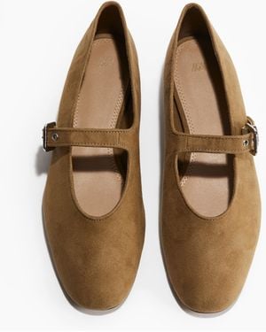 H&M Mary-Janes - Natur