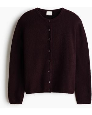 H&M Cardigan in lockerer Passform - Schwarz