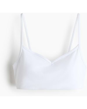 H&M Sport-BH mit SoftMoveTM Medium Support - Weiß