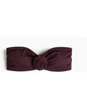 H&M Padded Bandeaubikinitop - Paars