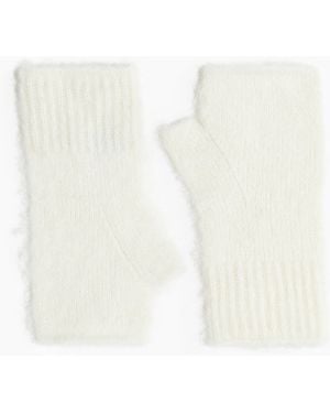 H&M Fingerlose Handschuhe - Weiß