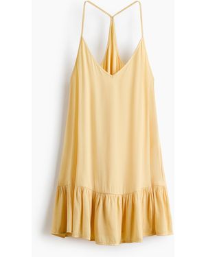 H&M Trägerkleid in A-Linie - Mettallic
