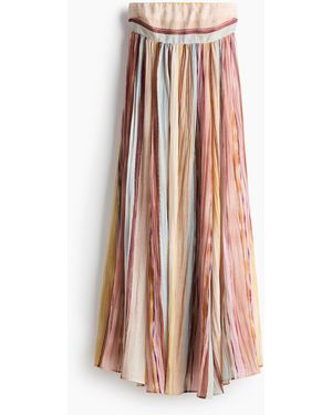 H&M Langes Bandeaukleid - Mehrfarbig