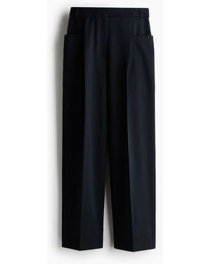 H&M Wijde Pantalon - Zwart